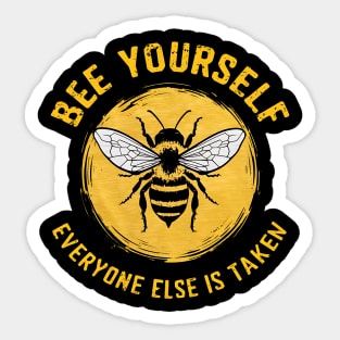 Bee Yourself Sticker